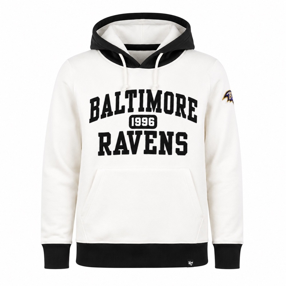 Baltimore Ravens NFL Hoodie Mens Small Colorblock Pullover NEW sportswear casual